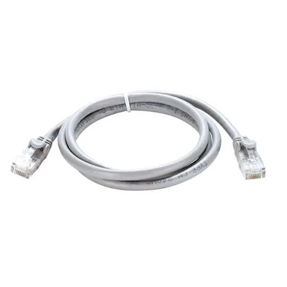 D-Link Cat 6 UTP 24 AWG Round Patch Cord - 1M Grey Color