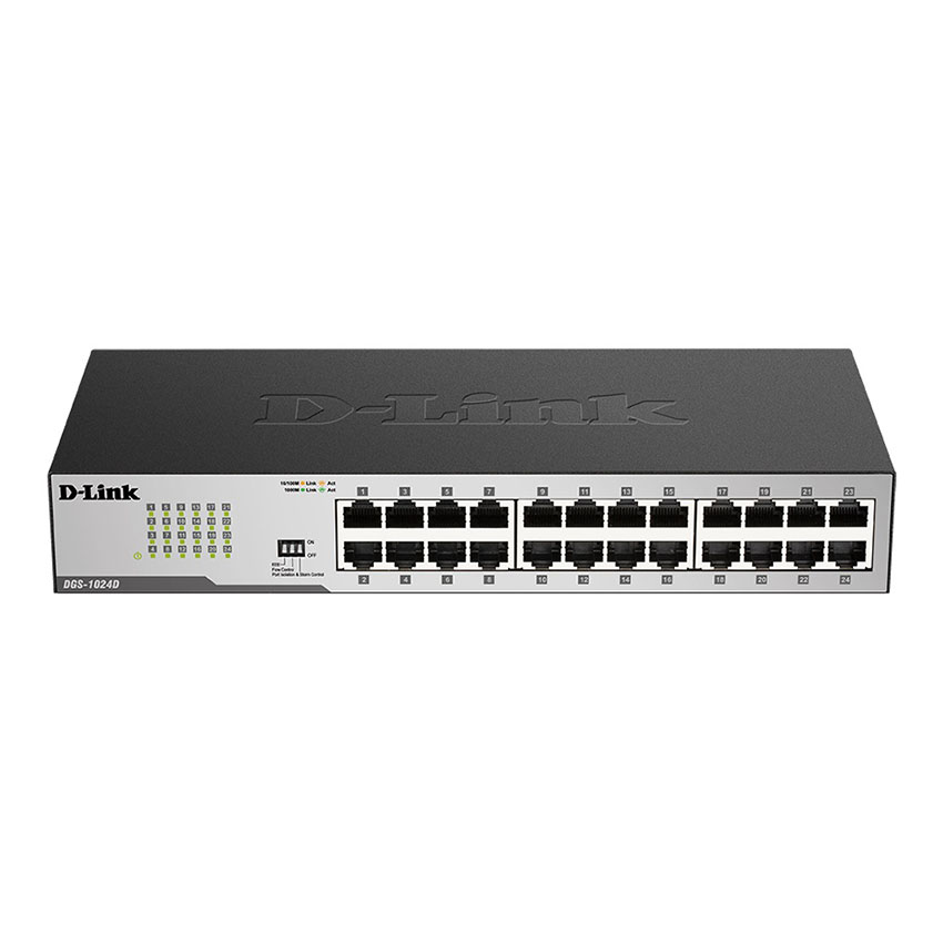 D-Link DGS-1024D/B 24-Port Gigabit Unmanaged Desktop Switch