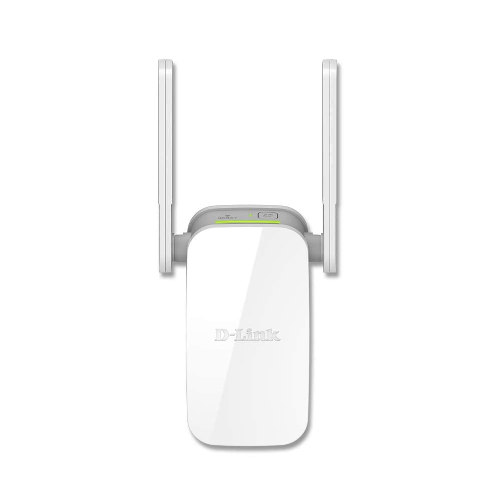 D-Link Wireless N300 Universal Range Extender, Wall Plug Design, 2 External Antennas with 1 RJ-45 Port