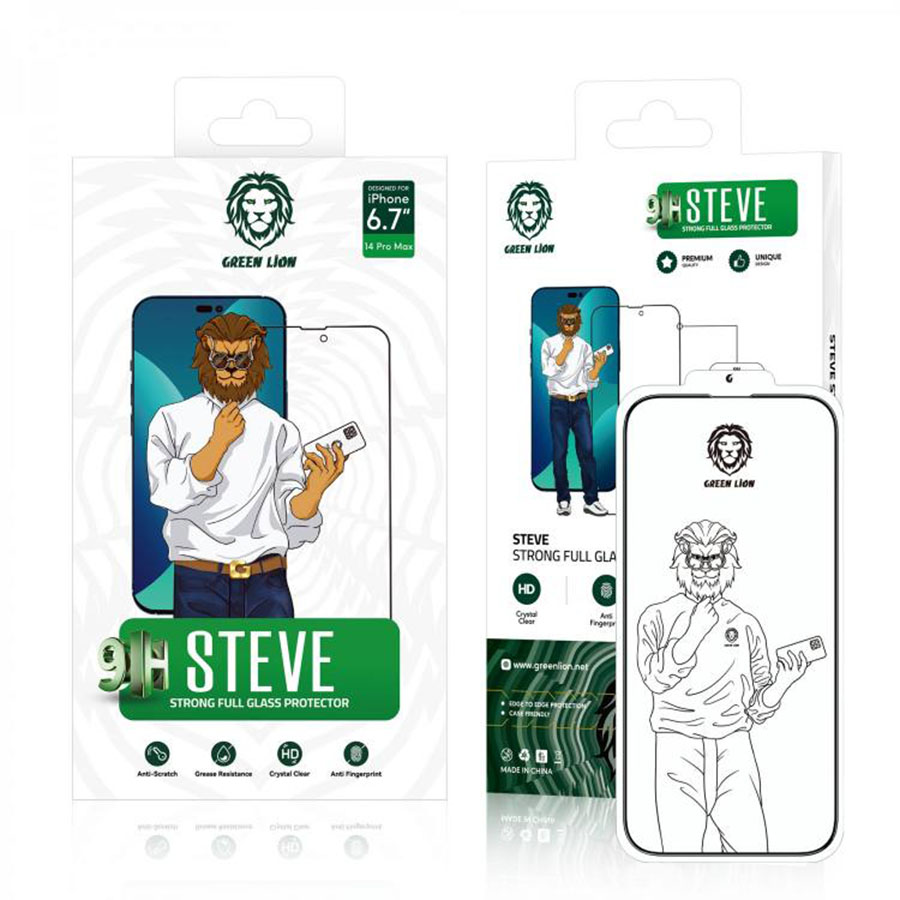 Green Lion 9H Steve HD Screen Protector for iPhone 14