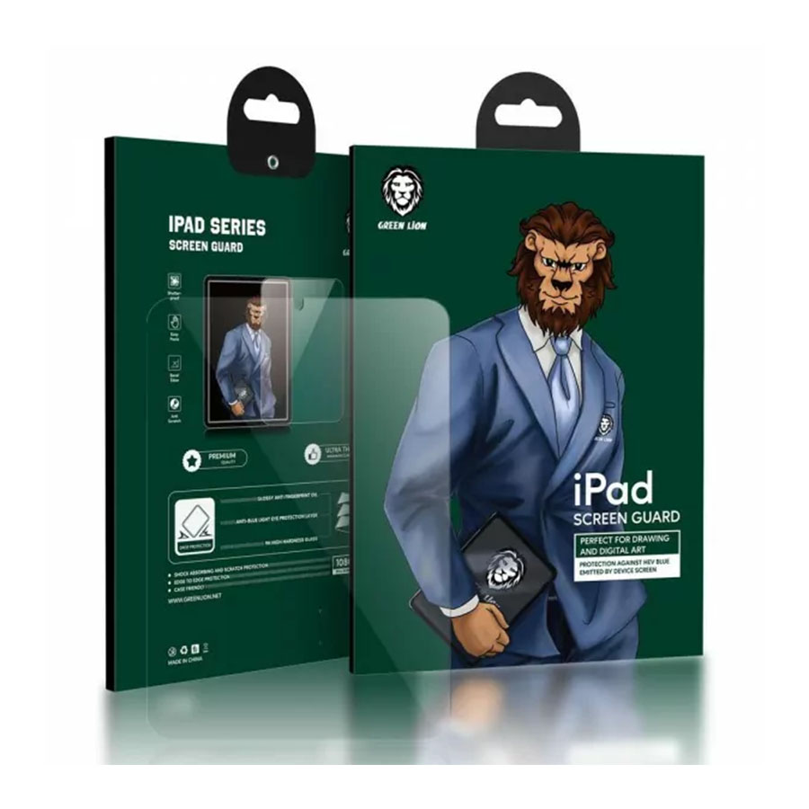 Green Lion Full HD Glass Screen Protector for iPad 10.9" 2022 (10th Gen.) - Clear