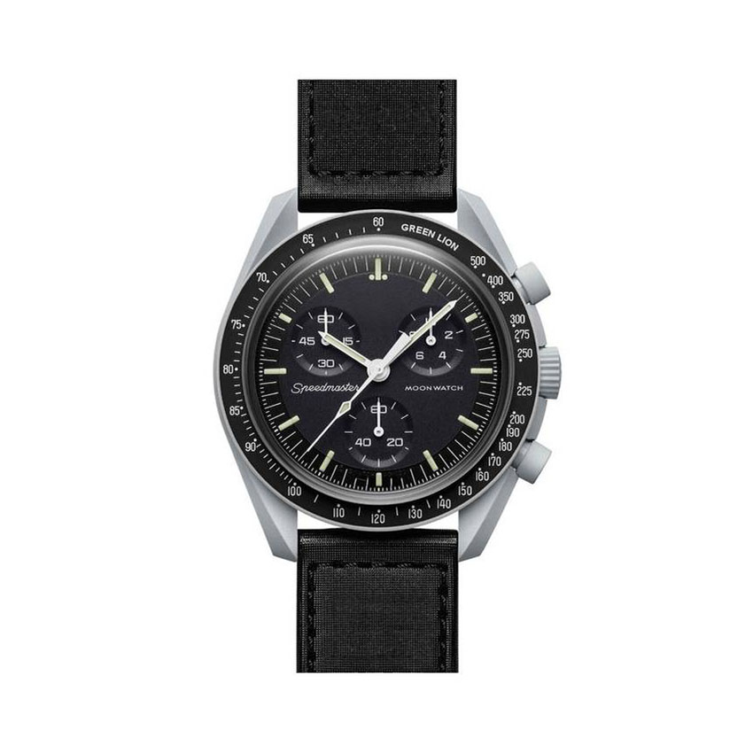 Green Lion Journey to Moon Smart Watch - Black