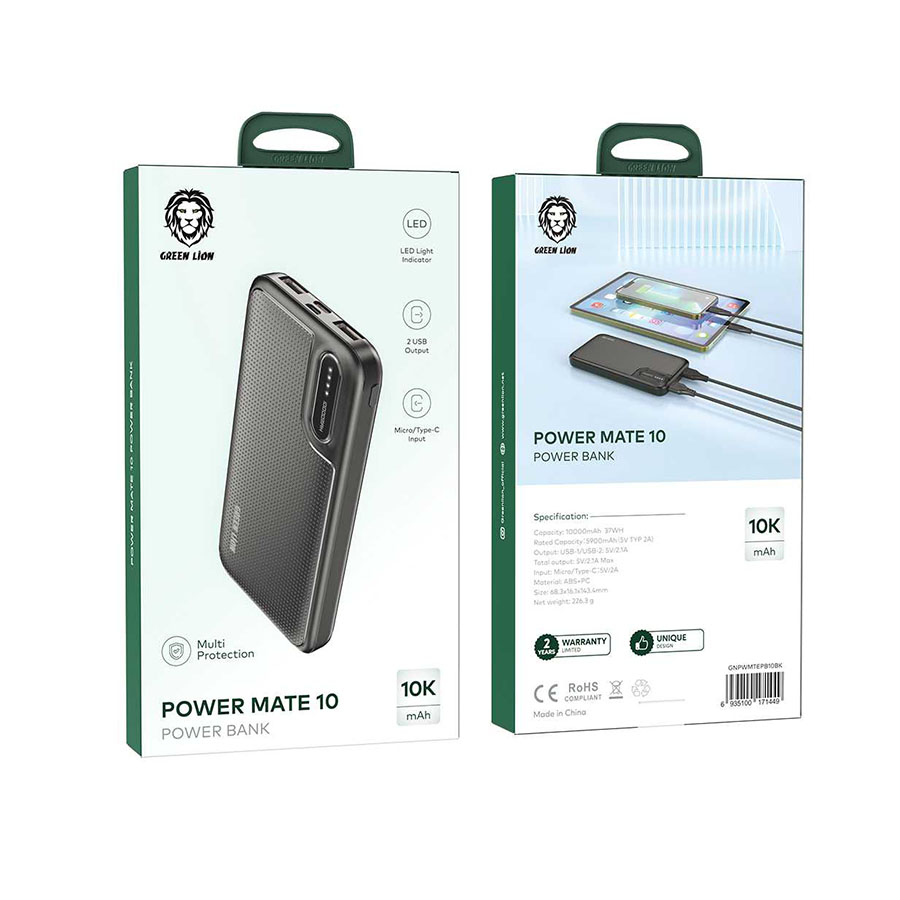 Green Lion Power Mate 10 Power Bank 10000mAh