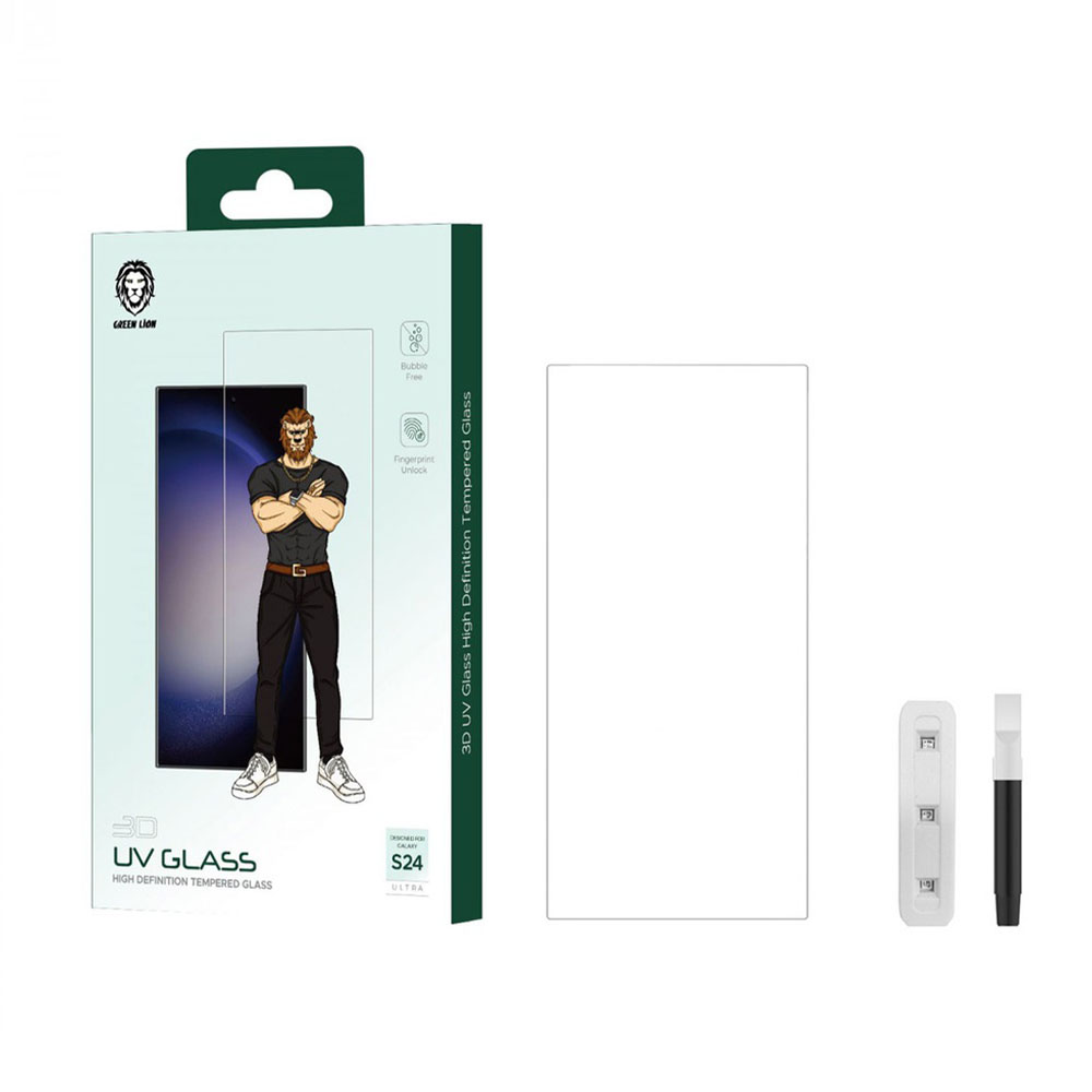 Green Lion S24 Ultra 3D UV Glass High Definition Tempered Glass