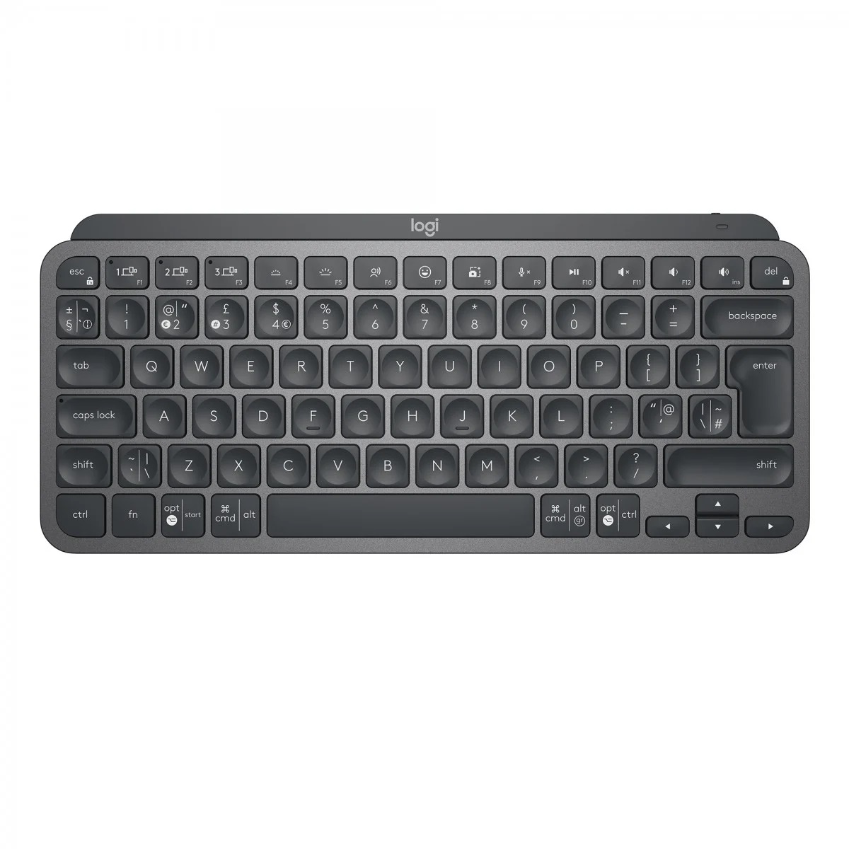 Logitech MX Keys Mini Minimalist Wireless Illuminated Keyboard Graphite