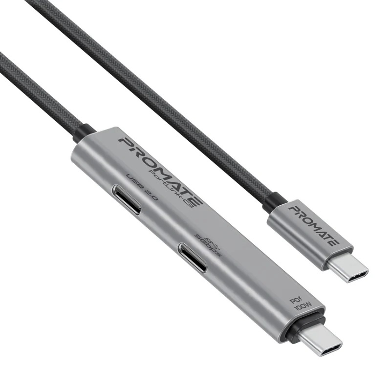 Promate 100W PD USB-C to USB-C Data and Charge Cable