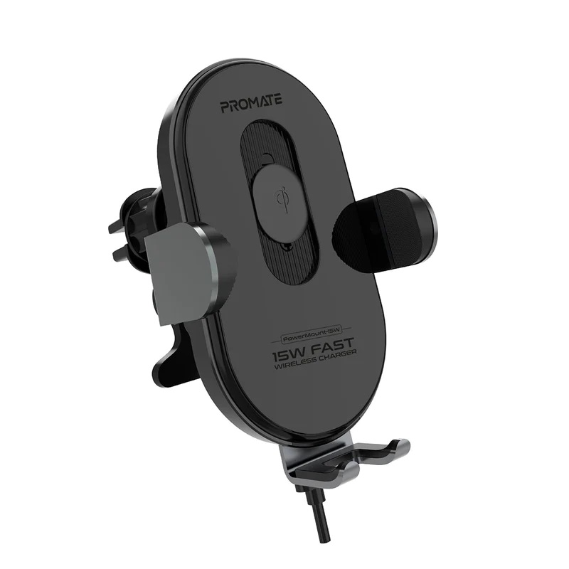 Promate 15W Smart Sensor Car Wireless Charger