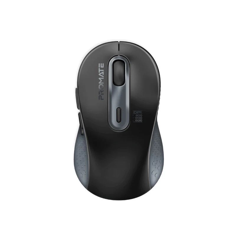 Promate 1600DPI Dual Mode Wireless Optical Mouse, BT & RF
