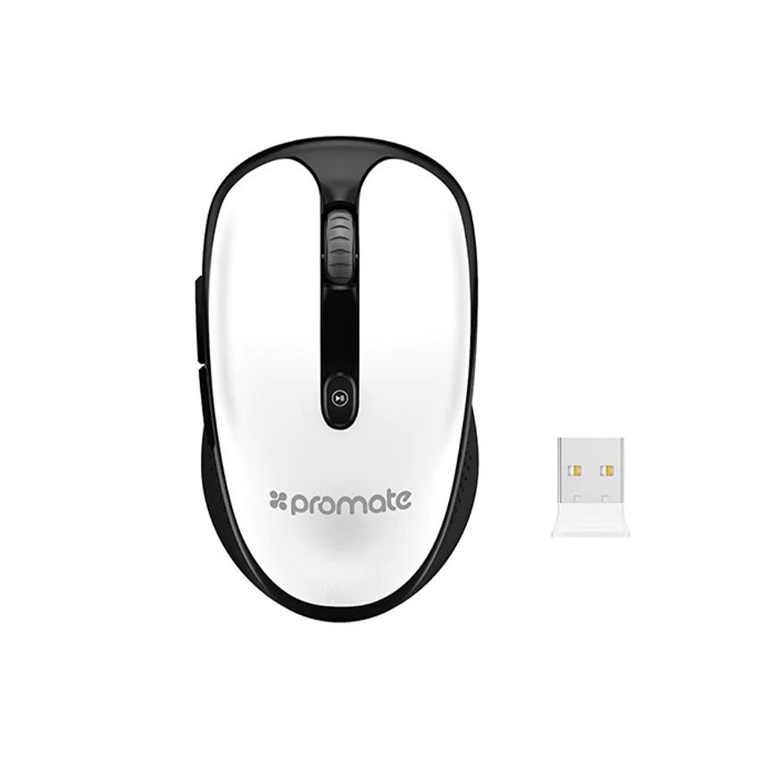 Promate 2.4GHz Multi Wireless Optical Mouse with Play/Pause and Volume