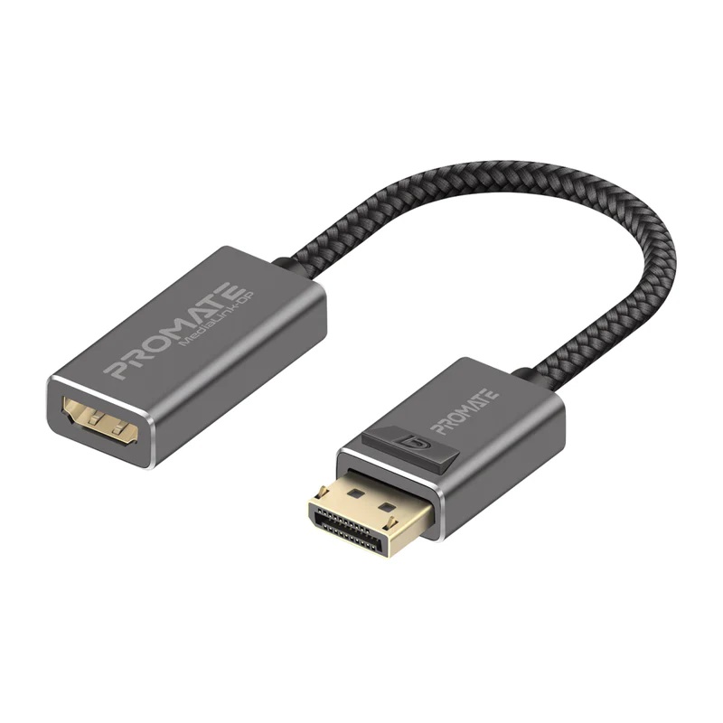 Promate 4K@60Hz Display Port to HDMI Adapter