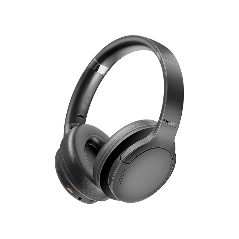 Promate High Fidelity Wireless Bluetooth V5.3 Headphones, 8hours