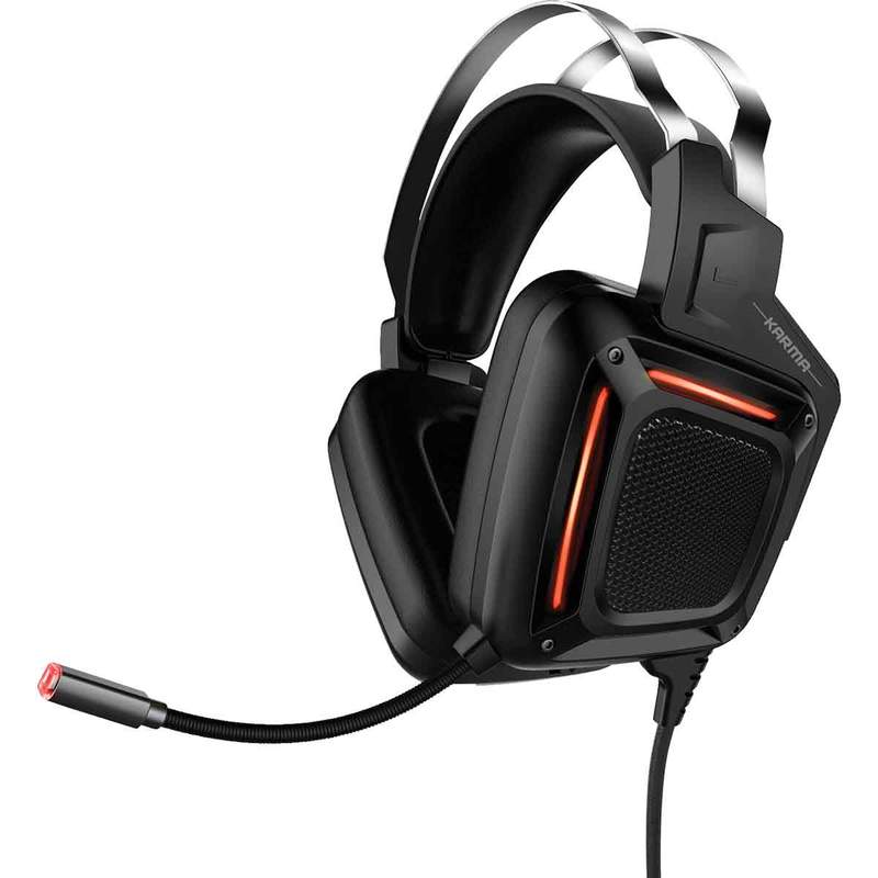 Promate On-Ear Gaming Earphone with Vibration, Led Light, Mic