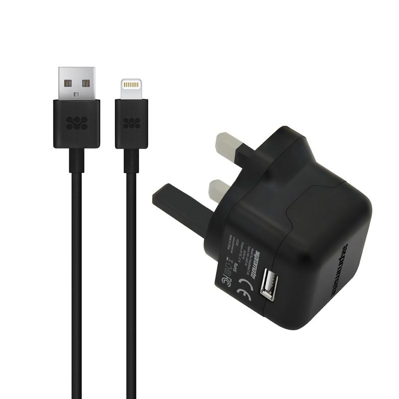 Promate Premium 2.1A Charger with Lighting Connector