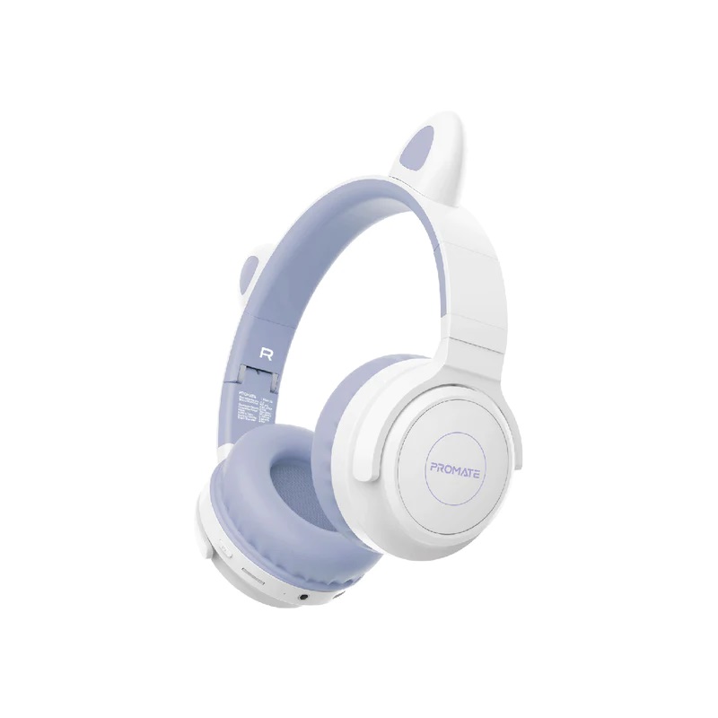 Promate Wireless Headphone Kid friendly with AUX,TF Card Slot