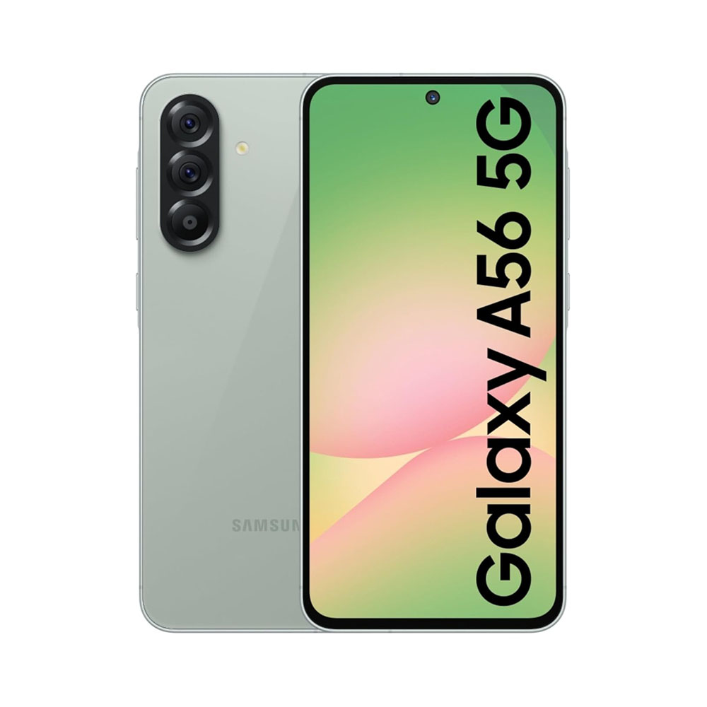 Samsung Galaxy A56 8GB RAM 128GB with Free Cover, Screen Protector and Green Lion Wireless Earbuds