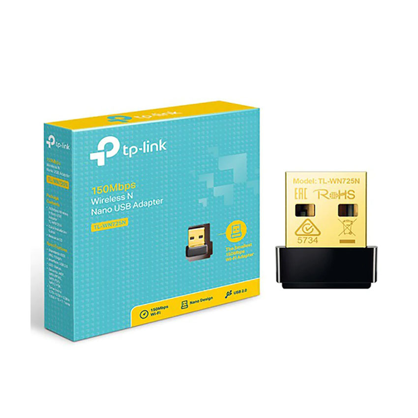TP-Link USB Wireless TL-WN725N 150Mbps Wireless N Nano Adapter
